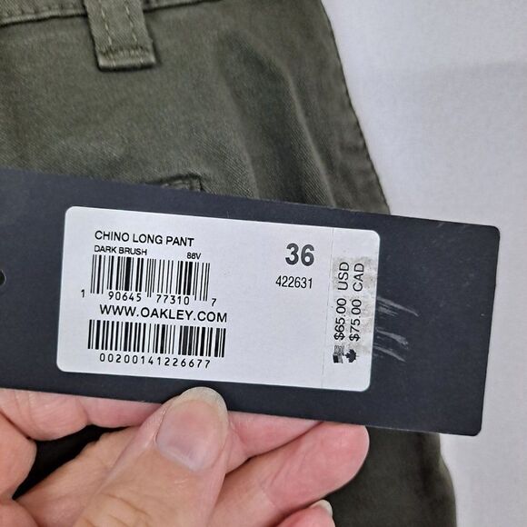 Oakley Mens Chino long Pant NWT - Picture 6 of 8